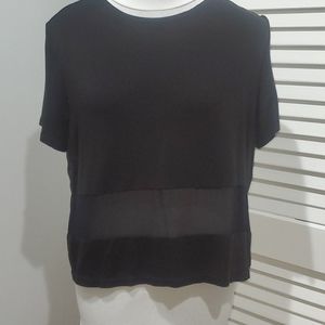 Obakki Sheer Panel Top